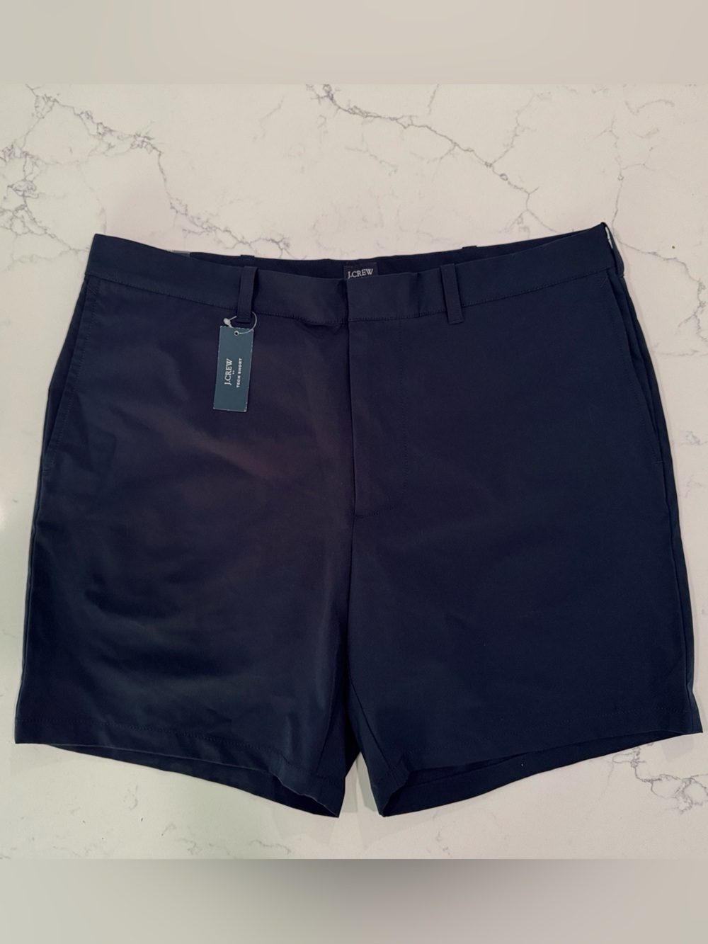 J. Crew Men's Navy 36” Casual Stretch Shorts NWT